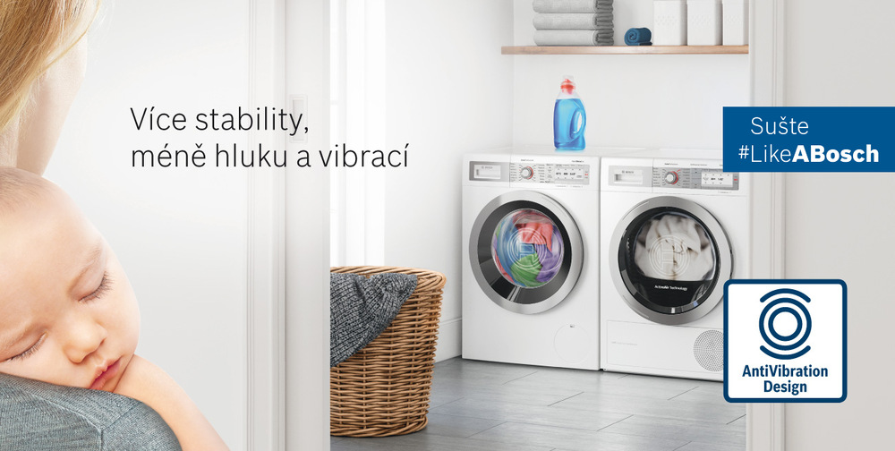 Sušička prádla Bosch Serie 4 WTH85220BY autoDry bílá