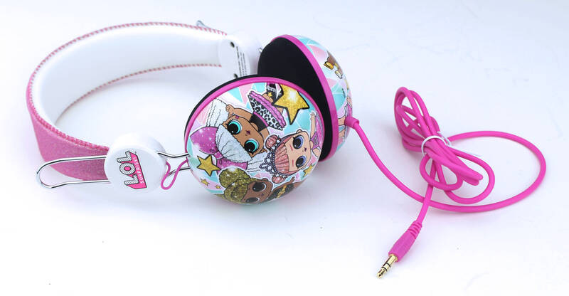Sluchátka OTL Technologies L.O.L. Surprise! Glitter Glam Tween Dome růžová