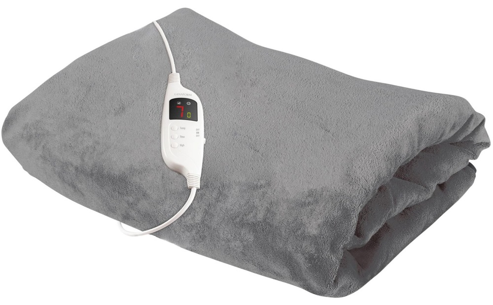 Vyhřívací deka Lanaform Heating Overblanket šedá