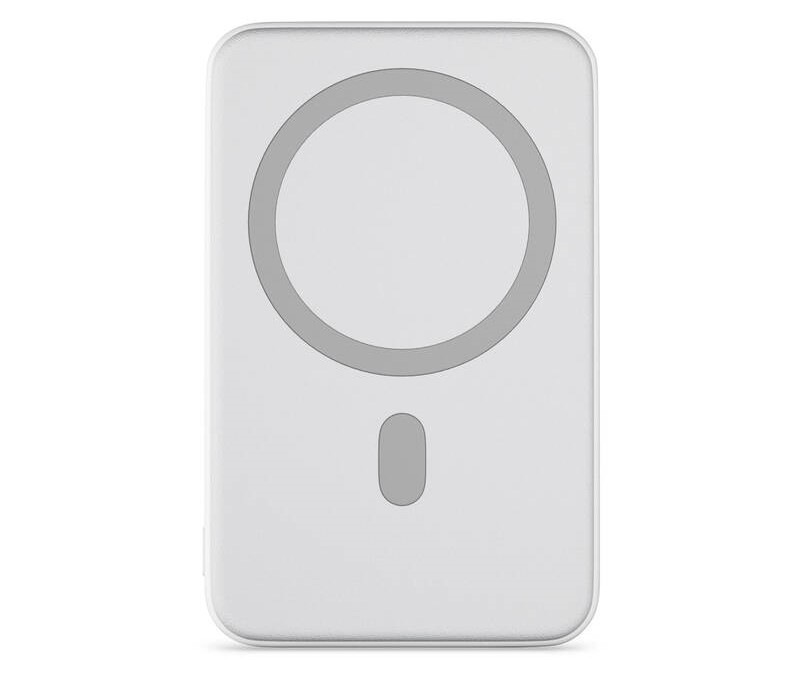 Powerbanka Epico Mag+ Stand 7000mAh bílá Powerbank Epico Mag+ 7 000mAh, stojánek + kabel USB-C/USB-A - bílá