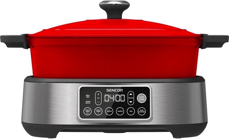 Multifunkční hrnec Sencor SPR 6410RD-CZE červený