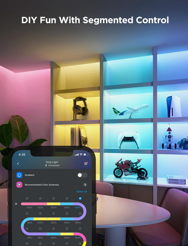 LED pásek Govee Strip Light 2 Pro, prodlužovací pásek 1m LED pásek Govee Strip Light 2 Pro, prodlužovací pásek 1m