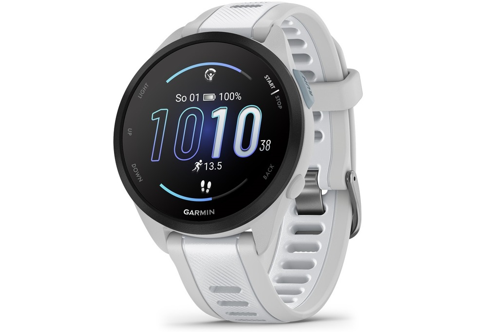Chytré hodinky Garmin Forerunner 165 - Mist Grey / Whitestone Chytré hodinky Garmin Forerunner 165 - Mist Grey / Whitestone