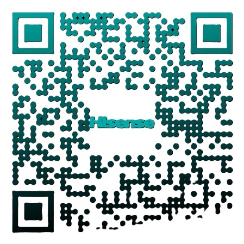 Televize Hisense 65E8Q QR kód na zobrazení 3D modelu
