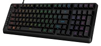Klávesnice HyperX Eve 1800 černá Klávesnice HyperX Eve 1800 – kompaktní, ale plnohodnotné rozložení s RGB podsvícením