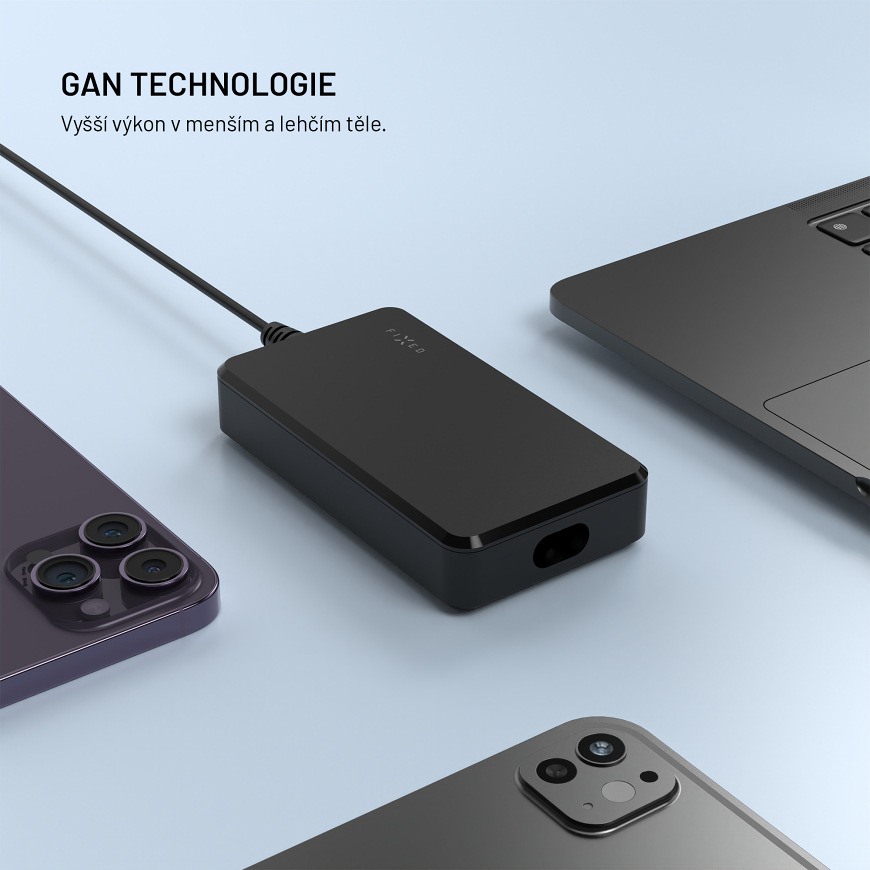 Technologie GaN zajišťuje vysoký výkon adaptéru FIXED v menším a lehčím těle