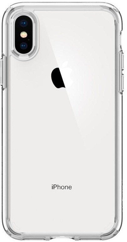 Kryt na mobil Spigen Ultra Hybrid na Apple iPhone Xs/X průhledný