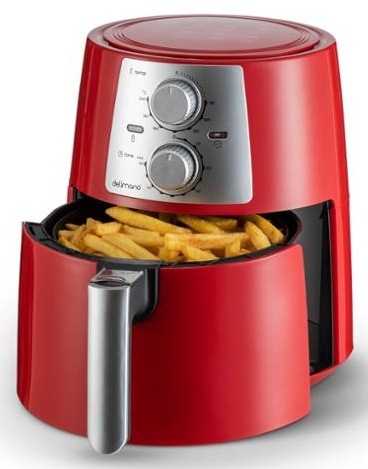 Fritéza horkovzdušná Delimano AIR FRYER PRO RED