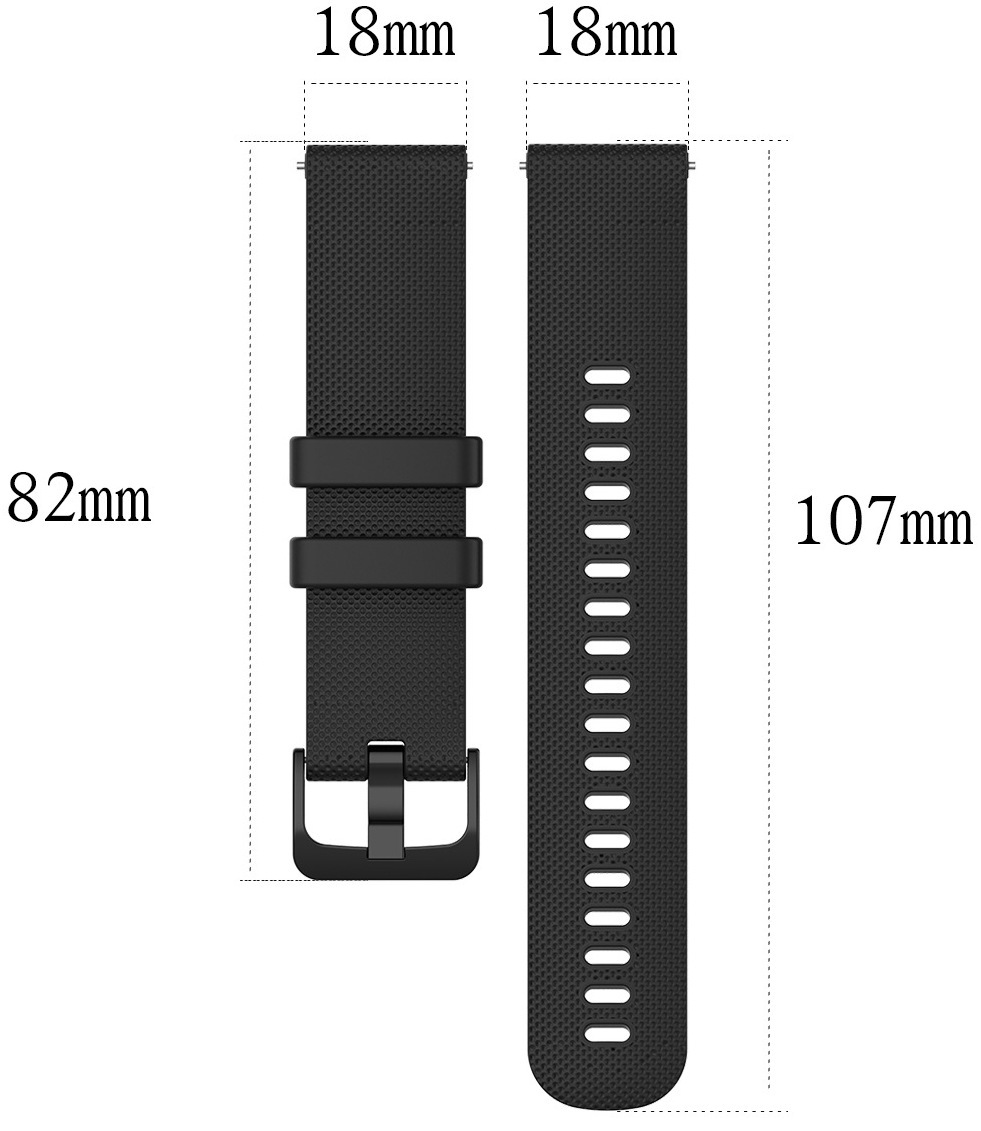 Řemínek RhinoTech univerzální silikonový Quick Release 18mm modrý Řemínek RhinoTech univerzální silikonový Quick Release 18mm modrý