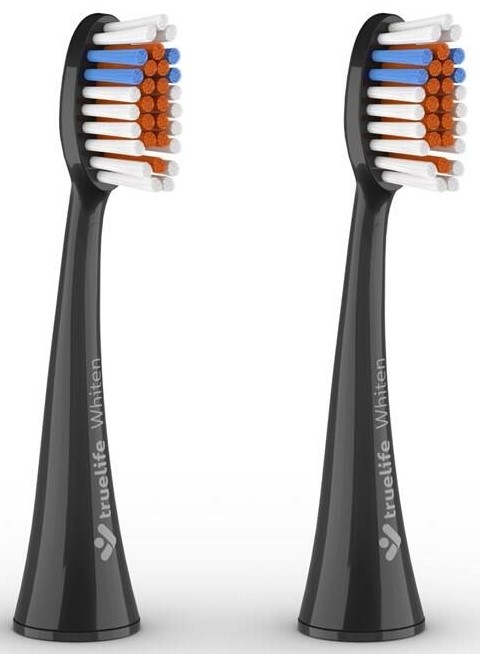 Náhradní hlavice TrueLife SonicBrush K150 UV Heads Whiten (2 ks) černá