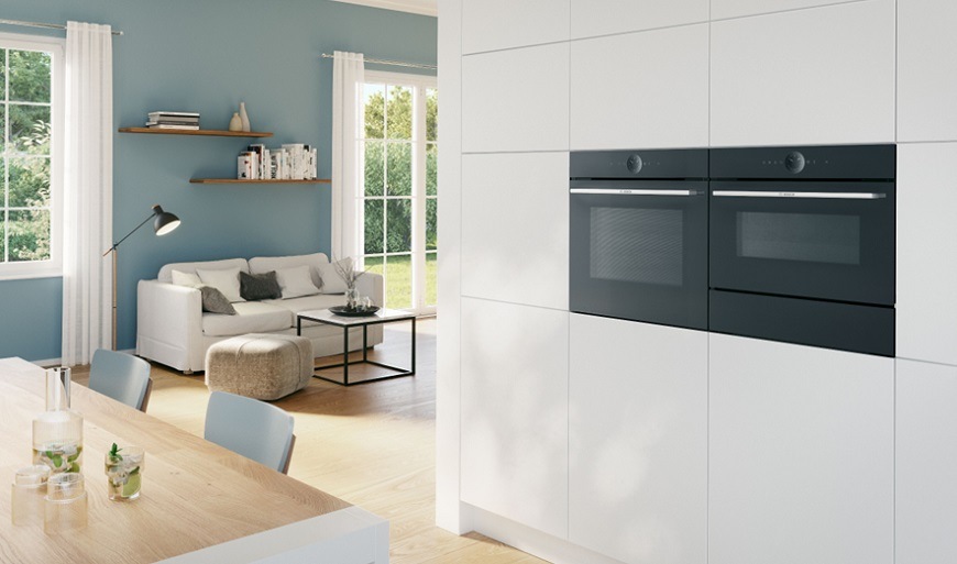 Trouba Bosch Serie 8 HBG7341W1 bílá BOSHBG7341B1-assist