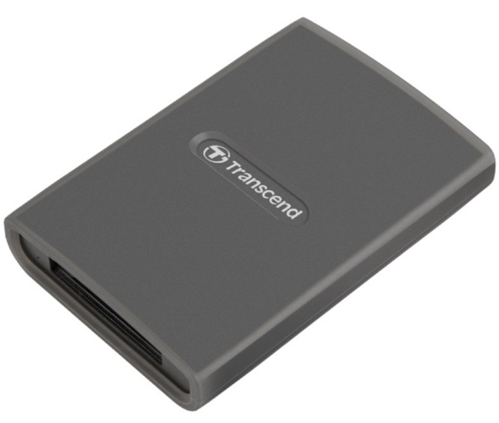 Čtečka paměťových karet Transcend RDE2, USB-A, USB-C/CFexpress typ B šedá