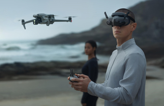 Brýle DJI Goggles 3 šedé Brýle DJI Goggles 3 šedé
