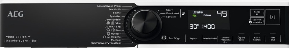 Ovládací panel pračky AEG LFR93846UC 9000 AbsoluteCare