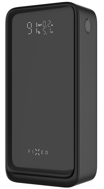 Powerbanka FIXED s kapacitou 30 000 mAh, černá barva