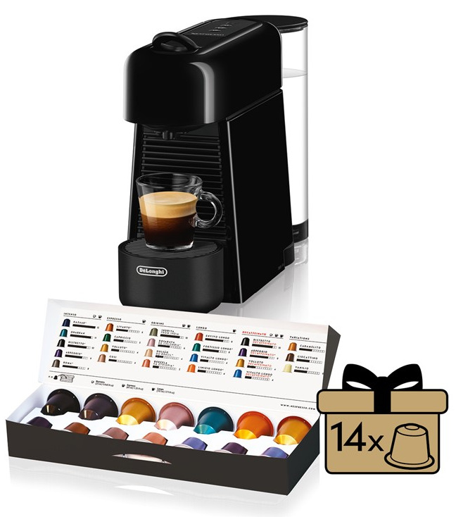 DeLonghi Nespresso Essezna Plus EN200.B, černá