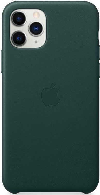 Apple Leather Case pro iPhone 11 Pro, piniově zelená