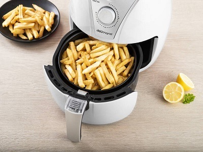 Fritéza horkovzdušná Delimano AIR FRYER bílá