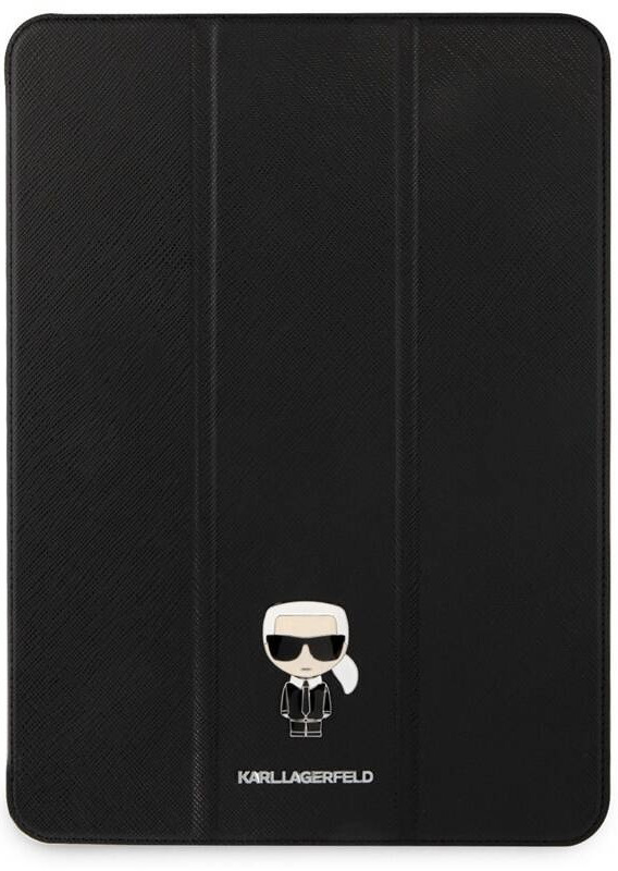 Pouzdro na tablet Karl Lagerfeld Metal Saffiano na Apple pro iPad Pro 12.9" černé