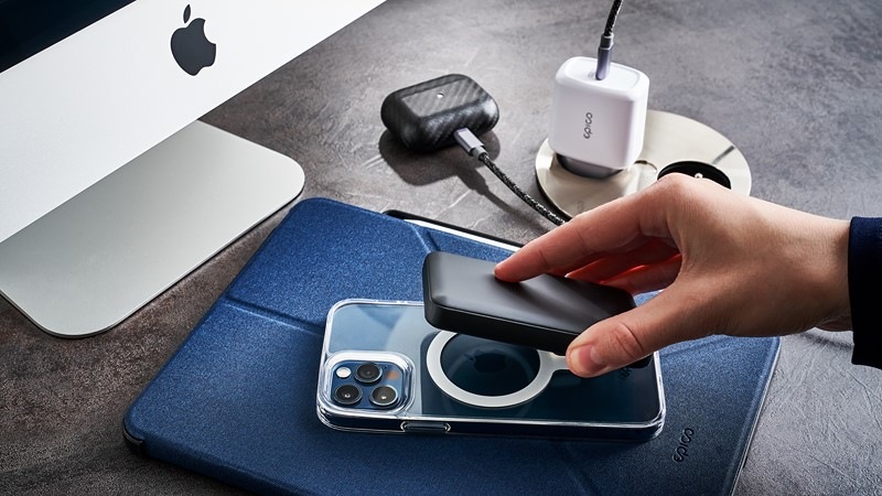 Powerbanka Epico 5000mAh Magnetic Wireless černá Powerbanka Epico 5000mAh Magnetic Wireless černá