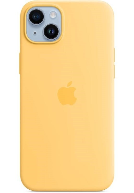Kryt na mobil Apple Silicone Case s MagSafe pro iPhone 14 Plus - slunečně žlutý