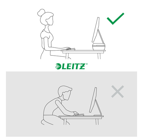 Podstavec pod monitor Leitz Ergo, nastavitelný šedý Podstavec pod monitor Leitz Ergo, nastavitelný šedý
