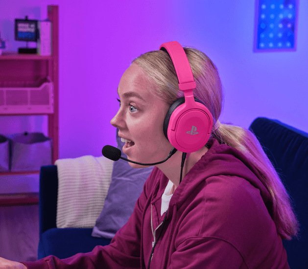 Headset Trust GXT 498P FORTA PS5 Gaming růžový TRUST GXT 498P FORTA PS5 Gaming Headset, Sony Licensed, růžová