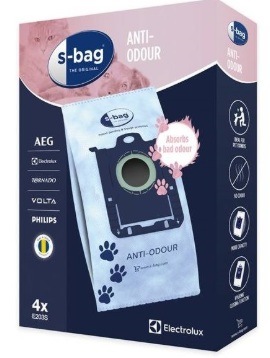 Sáčky do vysavače Electrolux s-bag® Anti-Odour E203S (4 ks)