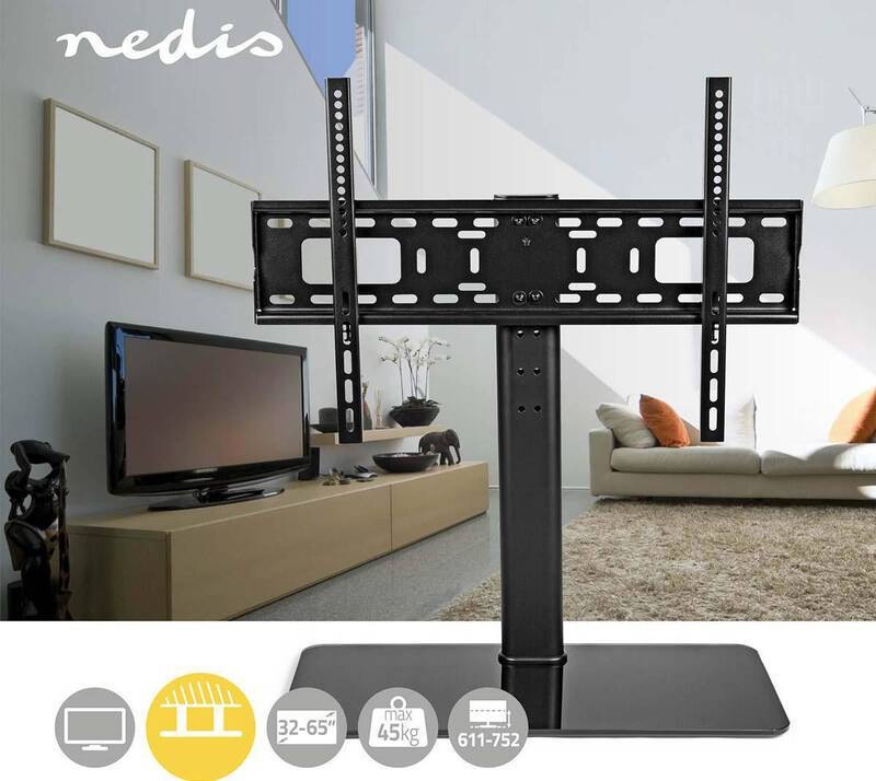 Stojan pro TV Nedis pevný, pro úhlopříčky 32" až 65", nosnost 45 kg https://www.kasa.cz/services/TsPreviewProduct/?match=NEDTVSM2030BK