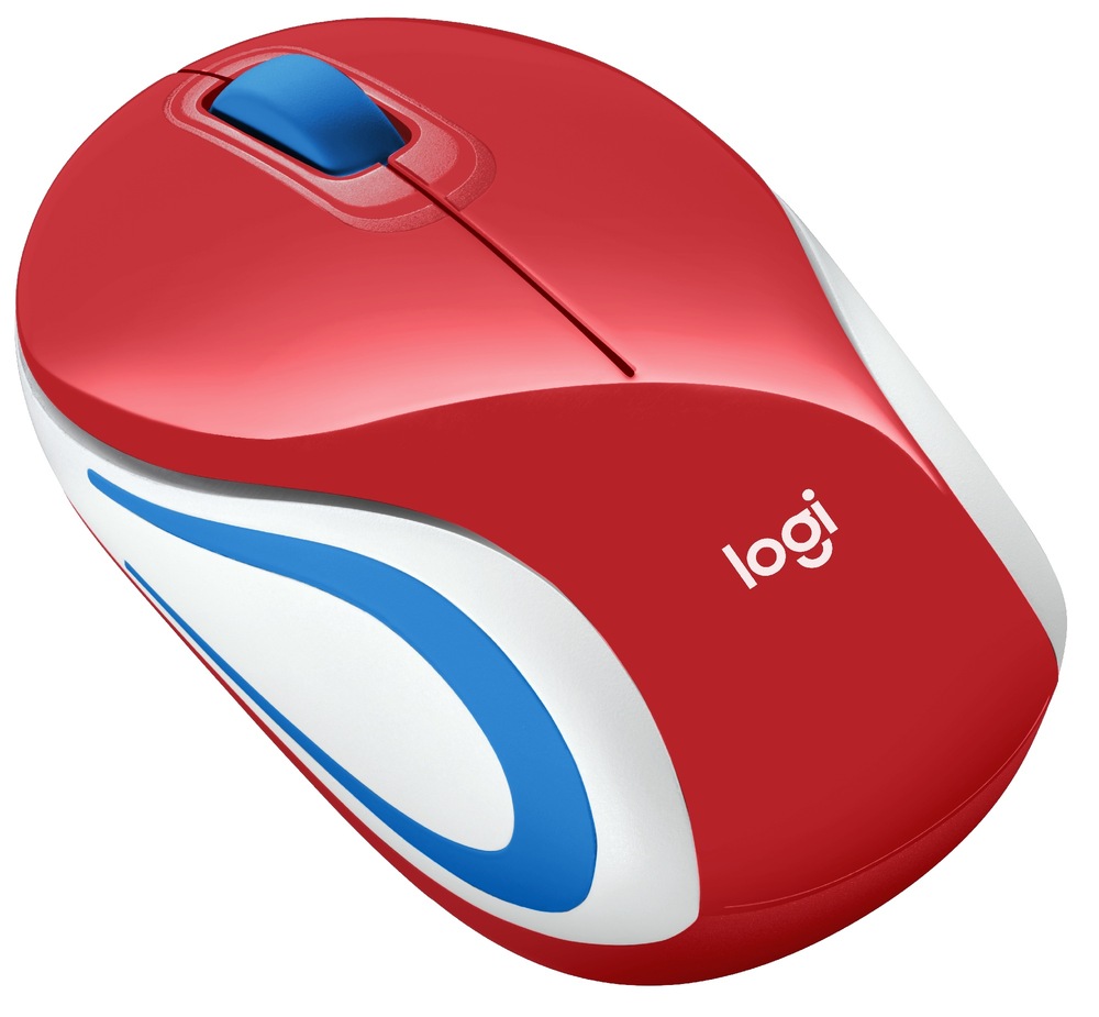 Myš Logitech M187 červená