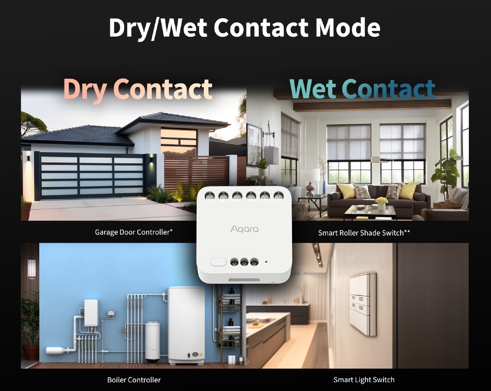 Modul Aqara Smart Home T2 s připojením neutrálního vodiče bílý Modul Aqara Smart Home T2 s připojením neutrálního vodiče bílý