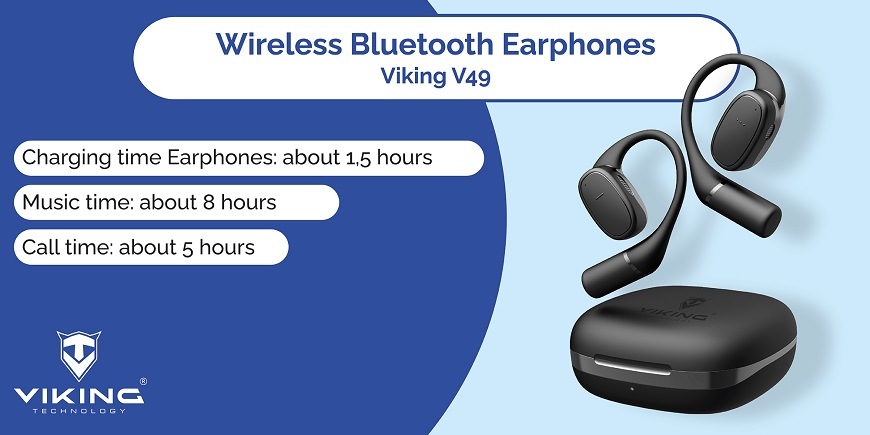 Sluchátka Viking V49 černá