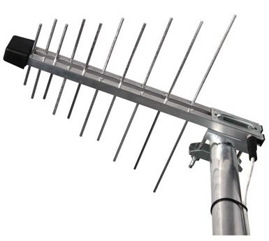 Venkovní anténa EMOS EM-20G/Z, se zdrojem 0–100 km DVB-T2