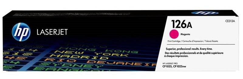 Toner HP 126A, 1 000 stran purpurový