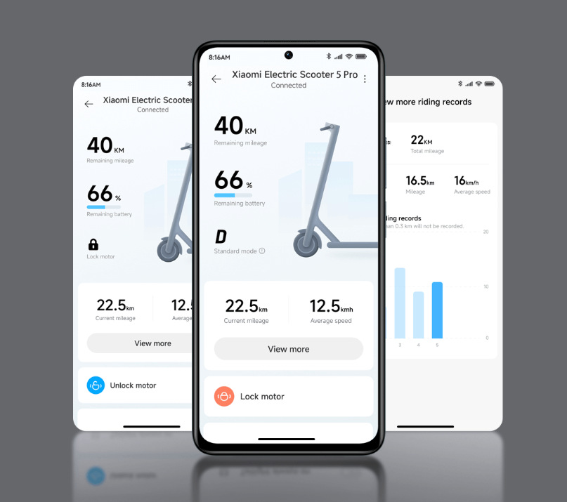 Elektrická koloběžka Xiaomi Electric Scooter 5 Max GL šedá Elektrická koloběžka Xiaomi Electric Scooter 5 Max GL šedá