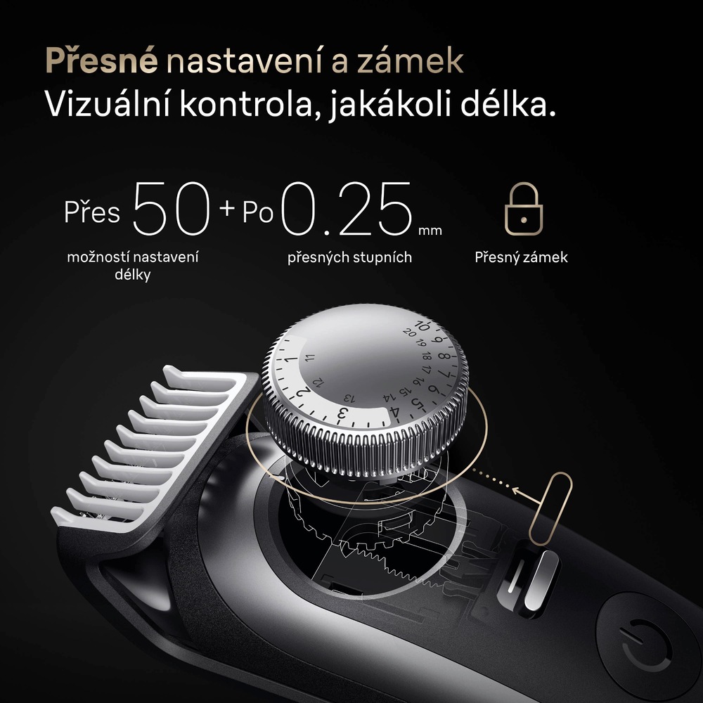 Zastřihovač vousů Braun Series 9 BT9560 šedý Braun Series 9