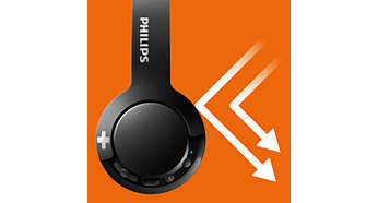 Sluchátka Philips SHB3075BK černá