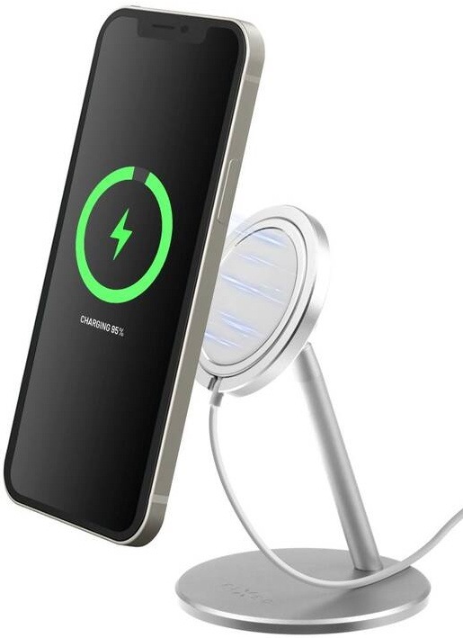 Stojánek FIXED MagFrame pro nabíječku MagSafe stříbrný Stojánek FIXED MagFrame pro nabíječku MagSafe stříbrný