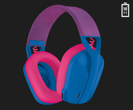 Headset Logitech Gaming G435 Lightspeed modrý Headset Logitech Gaming G435 Lightspeed modrý