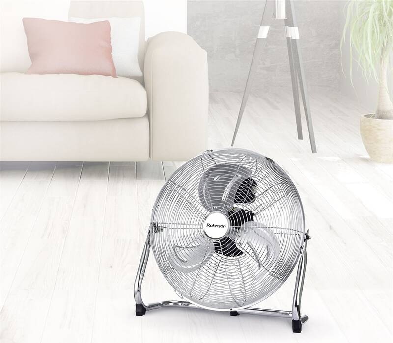 Ventilátor podlahový Rohnson R-8210 stříbrný Ventilátor podlahový Rohnson R-8210 stříbrný