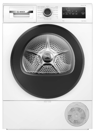 Přední pohled na sušičku Bosch WTH85221CS