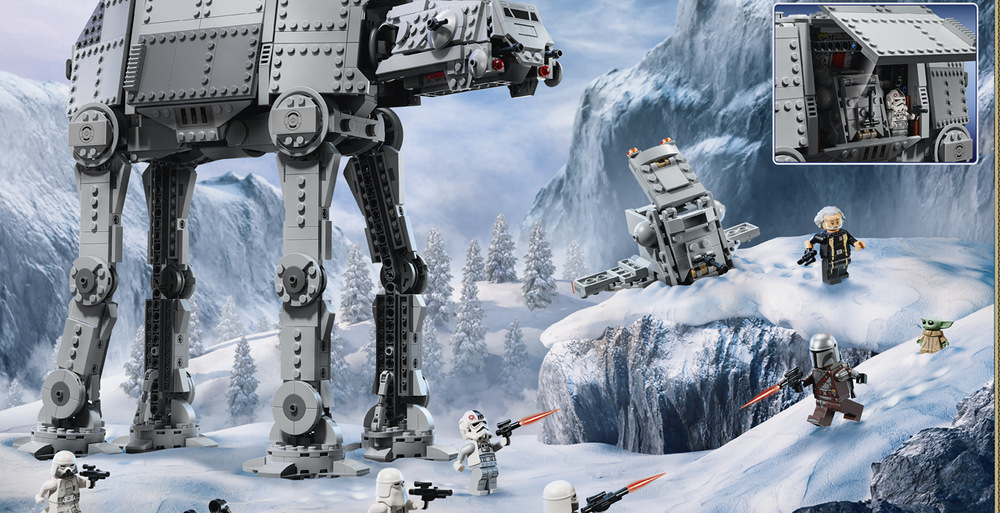 Stavebnice LEGO® Star Wars™ 75454 AT-AT™ s a INT-4 z Imperiálního zůstatku Nákladový prostor ukrývá modul INT-4, zatímco zadní část zpřístupní spídrovou motorku pro rychlé úniky.