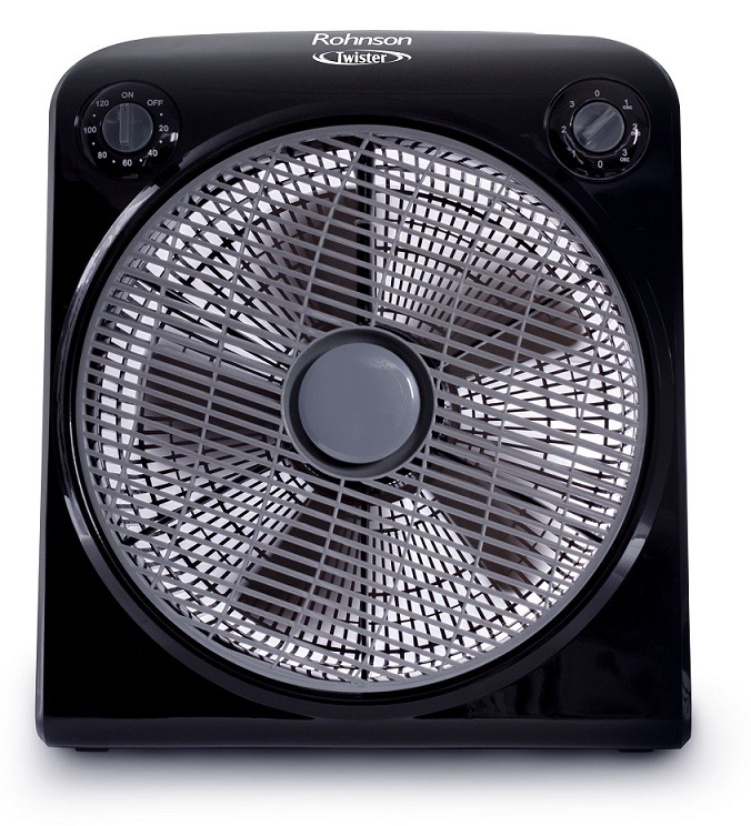 Ventilátor podlahový Rohnson R-8200 Twister černý Ventilátor podlahový Rohnson R-8200 Twister černý