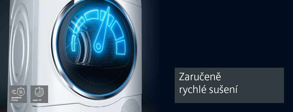 Sušička prádla Siemens iQ500 WQ33G2A0CS smartFinish bílá Sušička prádla Siemens iQ500 WQ33G2A0CS smartFinish bílá