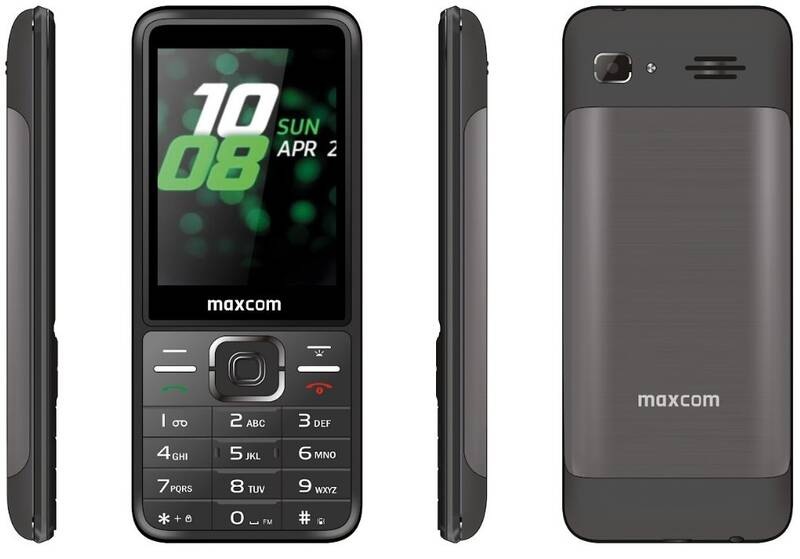Mobilní telefon MaxCom Classic MM244 šedý MaxCom Classic MM244