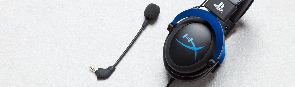 Headset HyperX Cloud Gaming pro PS4/PS5 černý/modrý