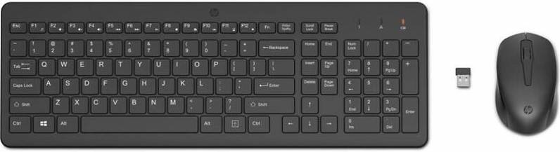 Klávesnice s myší HP 330, US černá