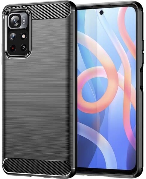 Kryt na mobil WG Carbon na Xiaomi Redmi Note 11 Pro 5G/11 Pro+ 5G černý