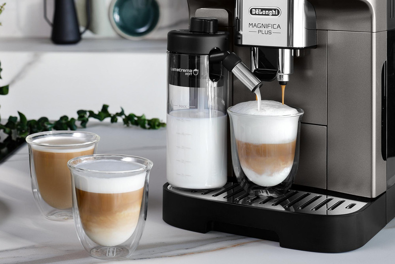 Automatický kávovar De'Longhi Magnifica Plus ECAM320.70TB černý/titanium Espresso De'Longhi ECAM320.70TB Magnifica Plus
