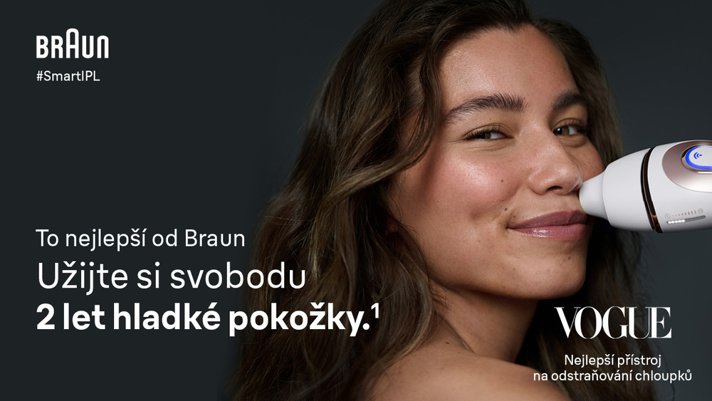 2 roky hladká pokožka s IPL Braun IPL7431 Skin i·expert
